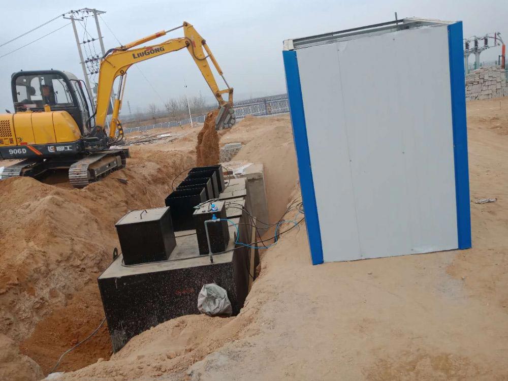 地埋式污水处理设备工艺流程及工作原理